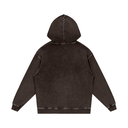 VERITYX Snow Wash Essential Cotton Hoodie