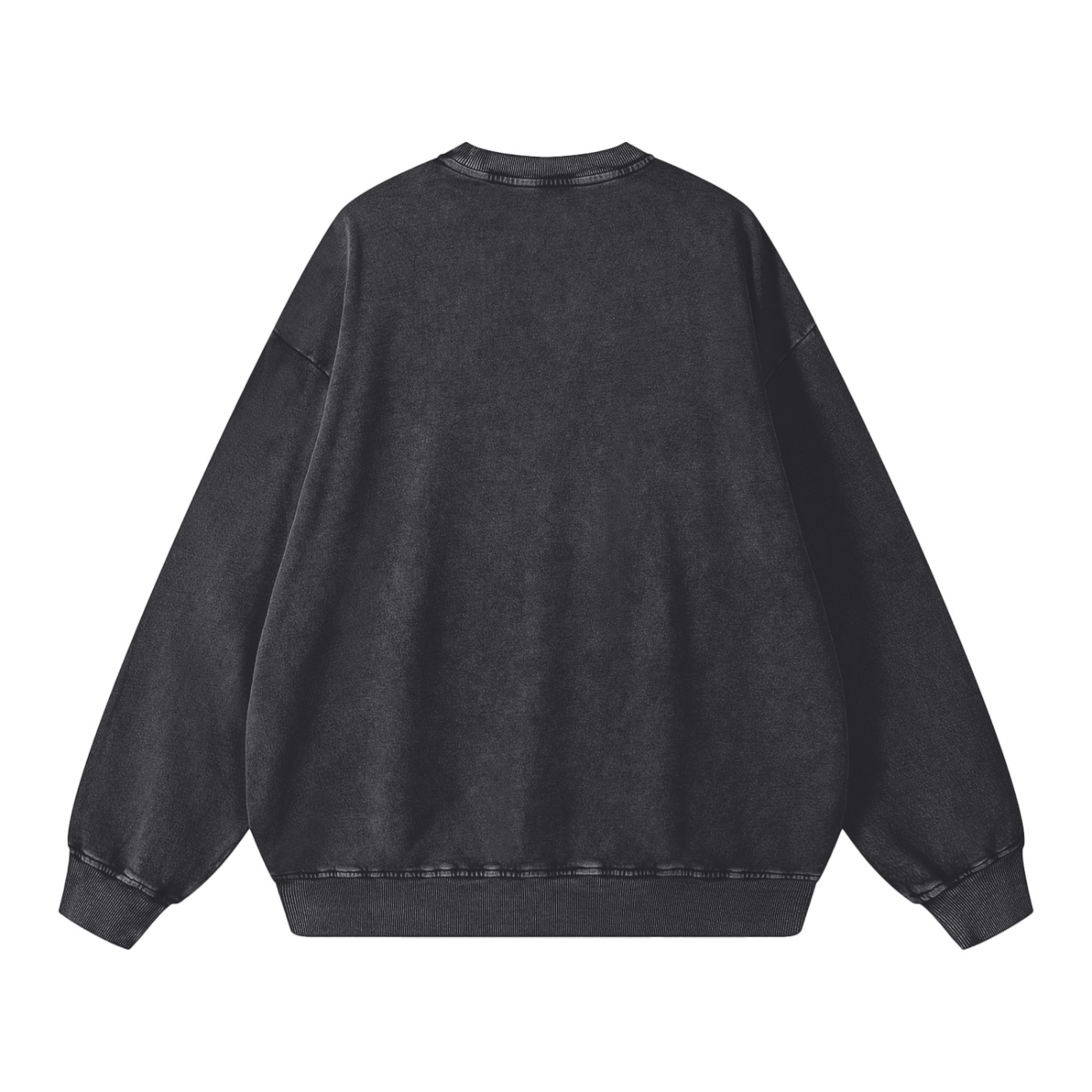 VERITYX Snow Washed Oversized 360 GSM Cotton Sweatshirt